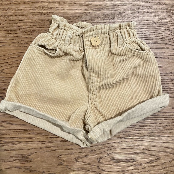 Zara Other - Zara corduroy brown shorts